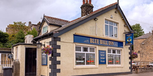 Blue Ball, Worrall: Pub exterior (photo 1)