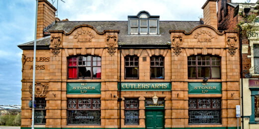 Cutlers, Rotherham: Full pub exterior