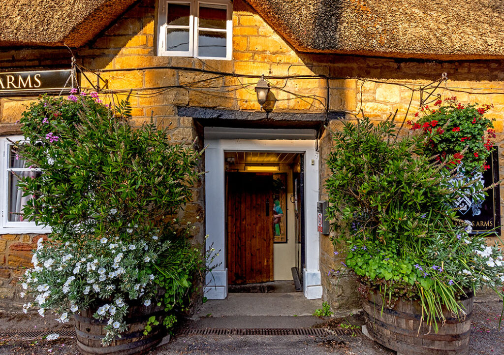 Masons Arms, Odcombe: Close-up of doorway