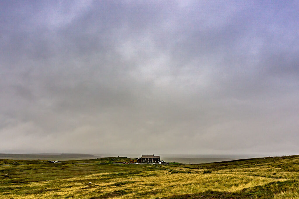 Tan Hill Inn: Pub from a distance