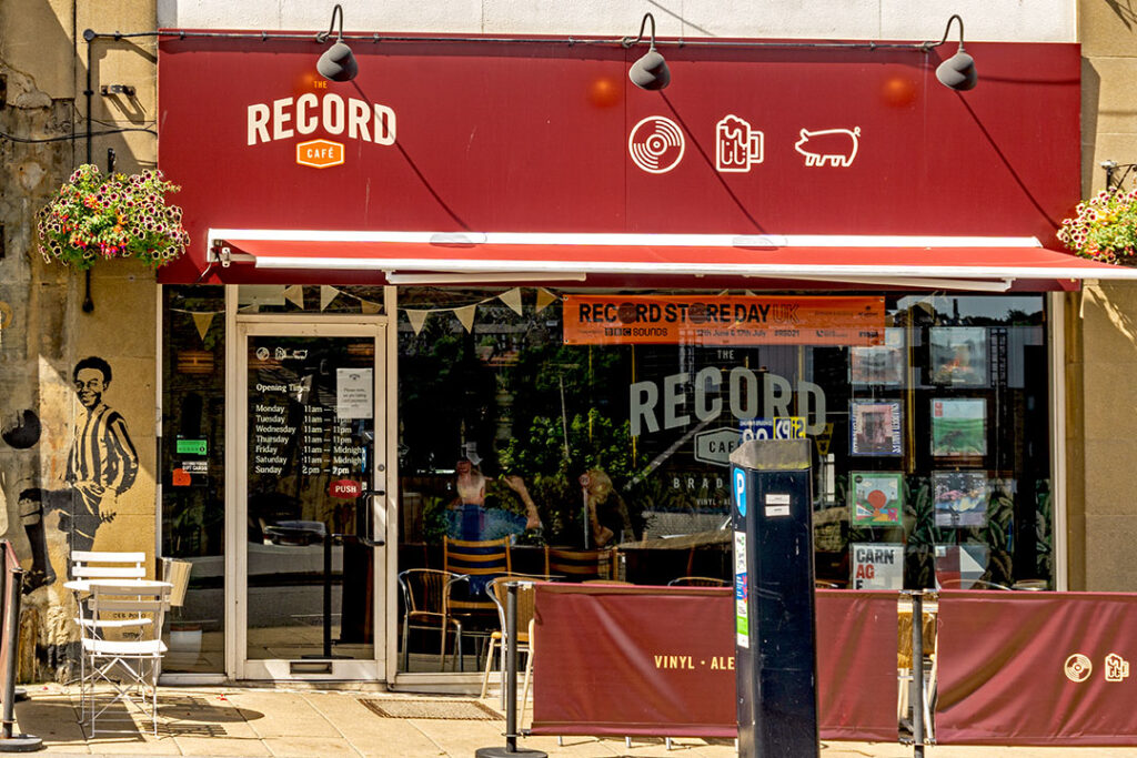 Record Cafe, Bradford: Exterior