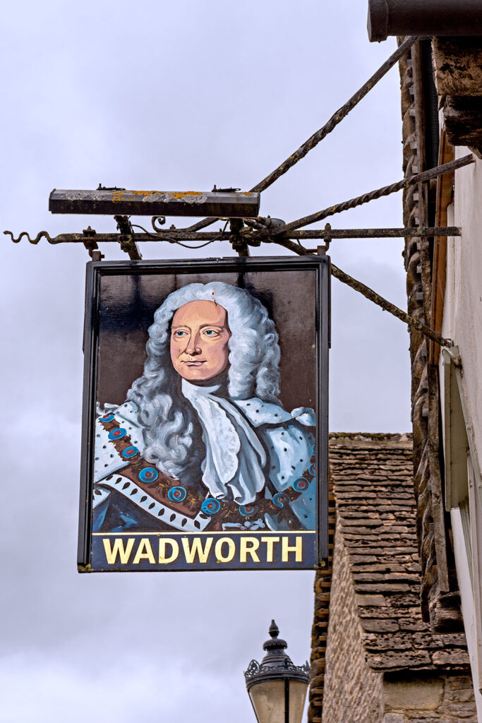 George, Lacock: Inn sign